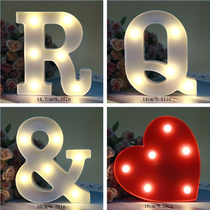 LetterGlow - Lámpara LED de Letras Inalámbrica para un Estilo Único