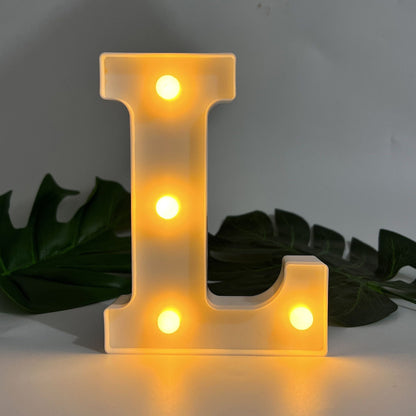 LetterGlow - Lámpara LED de Letras Inalámbrica para un Estilo Único