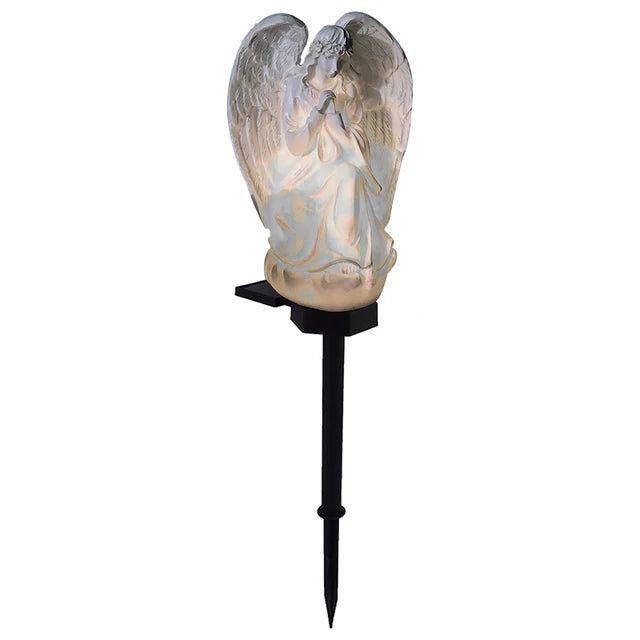 Variant image for Celestial Resin Angel Lamp - Solar-Powered LED Outdoor Light for Serenity-2