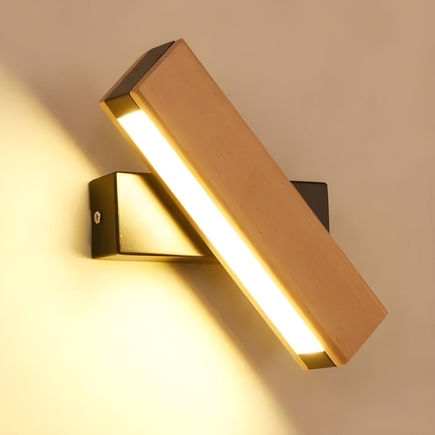 LumeOak - Elegant LED Wood Wall Light