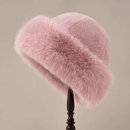 FurGlam - Sombrero de Piel Elegante para Lujo y Estilo