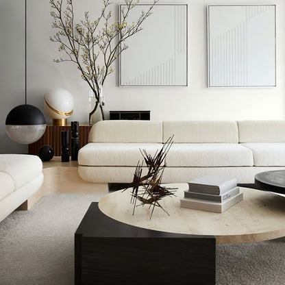 LuxeMoonbeam - Table Lamp with Unique Crescent Design and Cozy Radiance