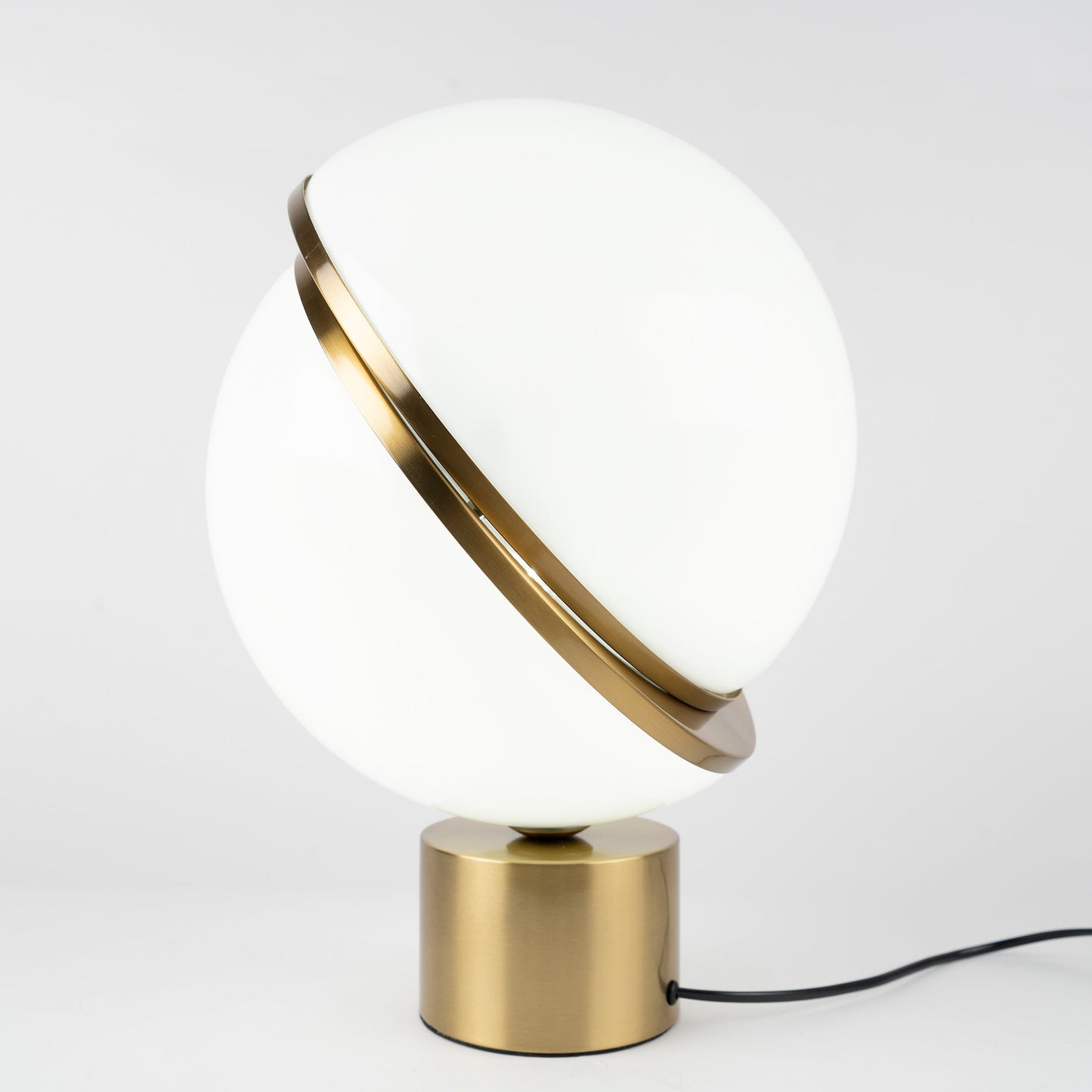 LuxeMoonbeam - Table Lamp with Unique Crescent Design and Cozy Radiance