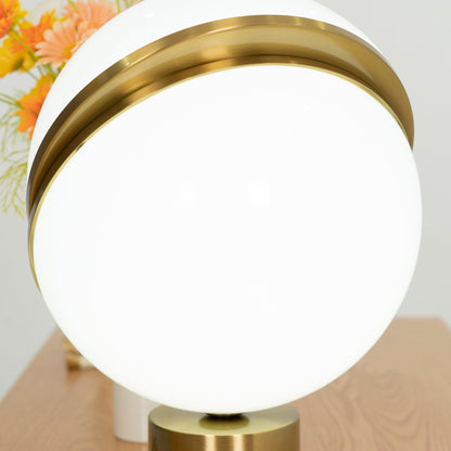 LuxeMoonbeam - Table Lamp with Unique Crescent Design and Cozy Radiance