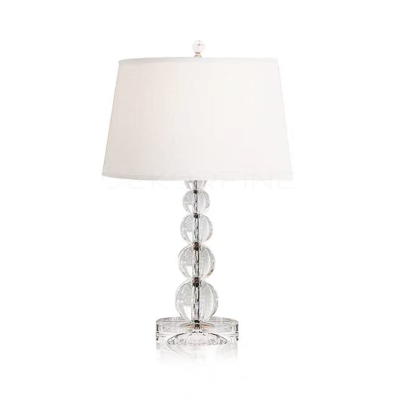 CrystalSphere - Elegant Bordlampe med Krystal Globus Design