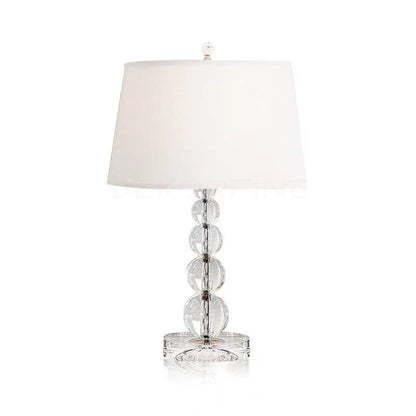 CrystalSphere - Elegant Bordlampe med Krystal Globus Design
