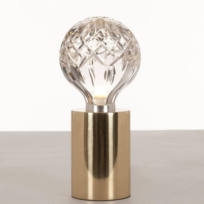 LuxeSphere - Table Lamp with Lustrous Crystal Ball and Soft Lighting