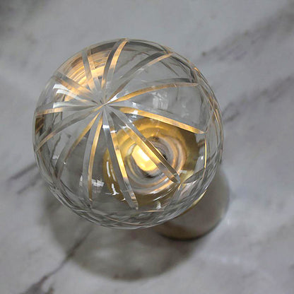 LuxeSphere - Table Lamp with Lustrous Crystal Ball and Soft Lighting