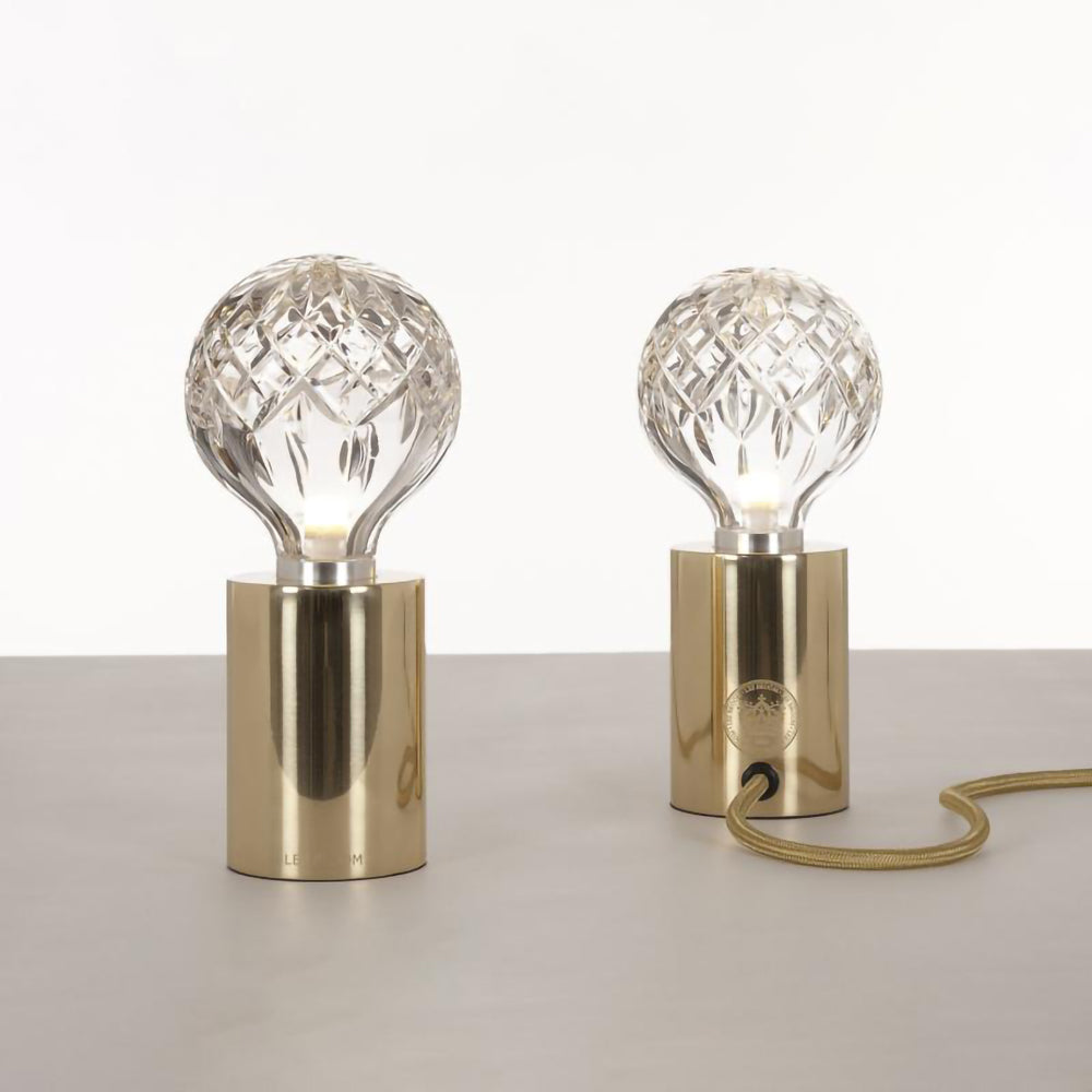 LuxeSphere - Table Lamp with Lustrous Crystal Ball and Soft Lighting