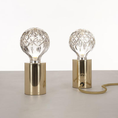 LuxeSphere - Table Lamp with Lustrous Crystal Ball and Soft Lighting