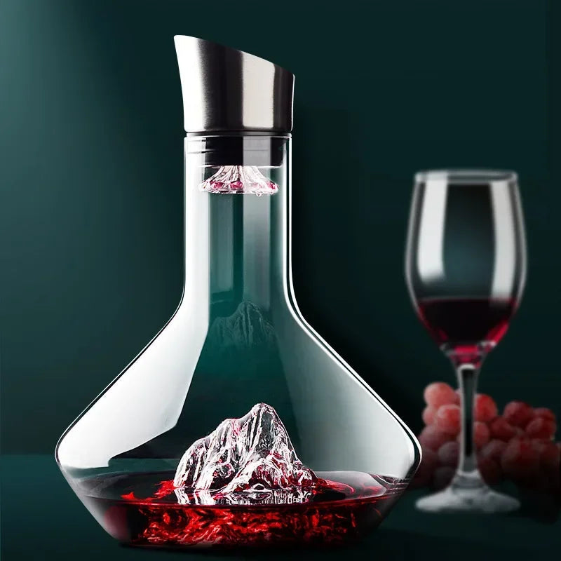 CrystalWave | Elegant Handmade Lead-Free Crystal Wine Decanter 1500ml 1