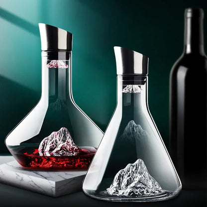 CrystalWave | Elegant Handmade Lead-Free Crystal Wine Decanter 1500ml 2