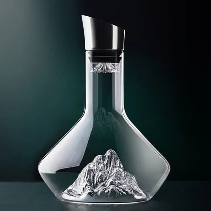 CrystalWave | Elegant Handmade Lead-Free Crystal Wine Decanter 1500ml 4