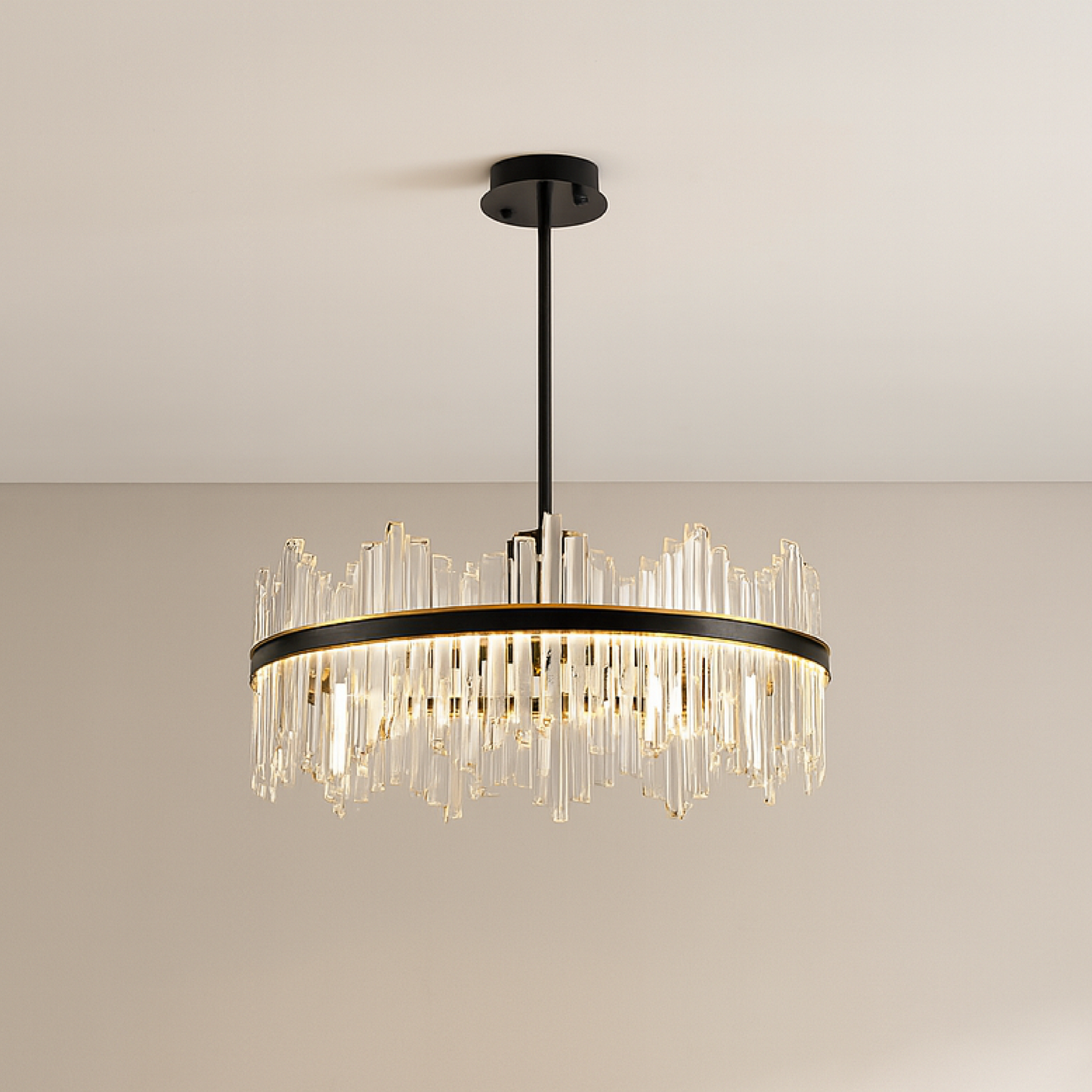 Crystal black chandelier Terri 5