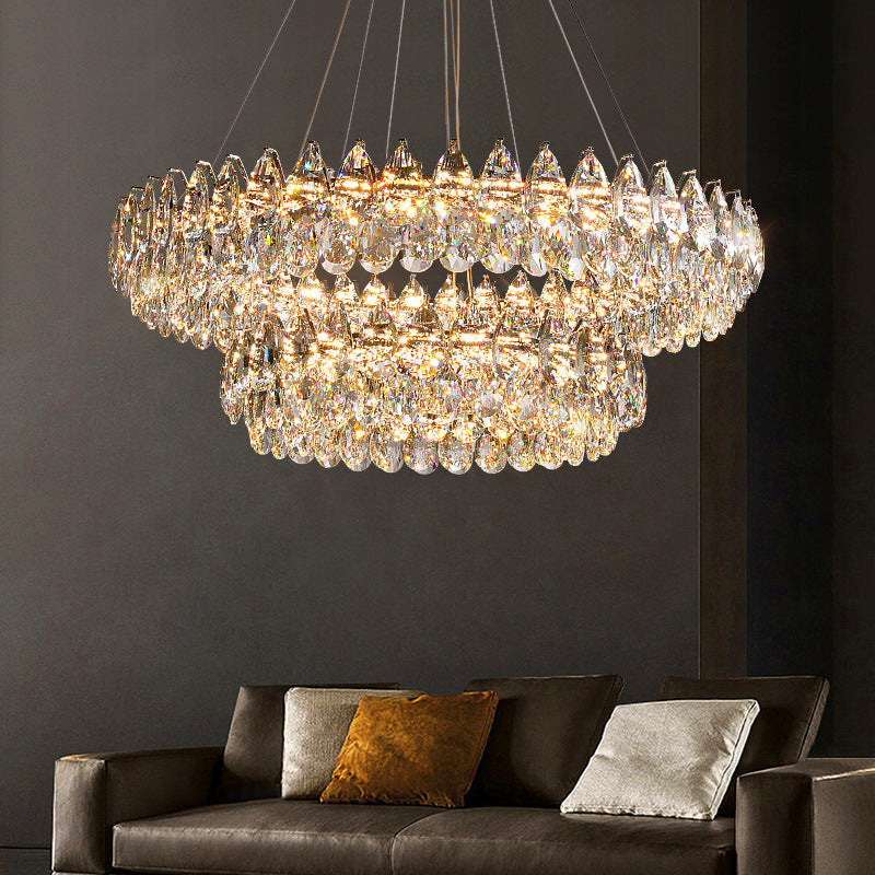 Crystal ring chandelier 1