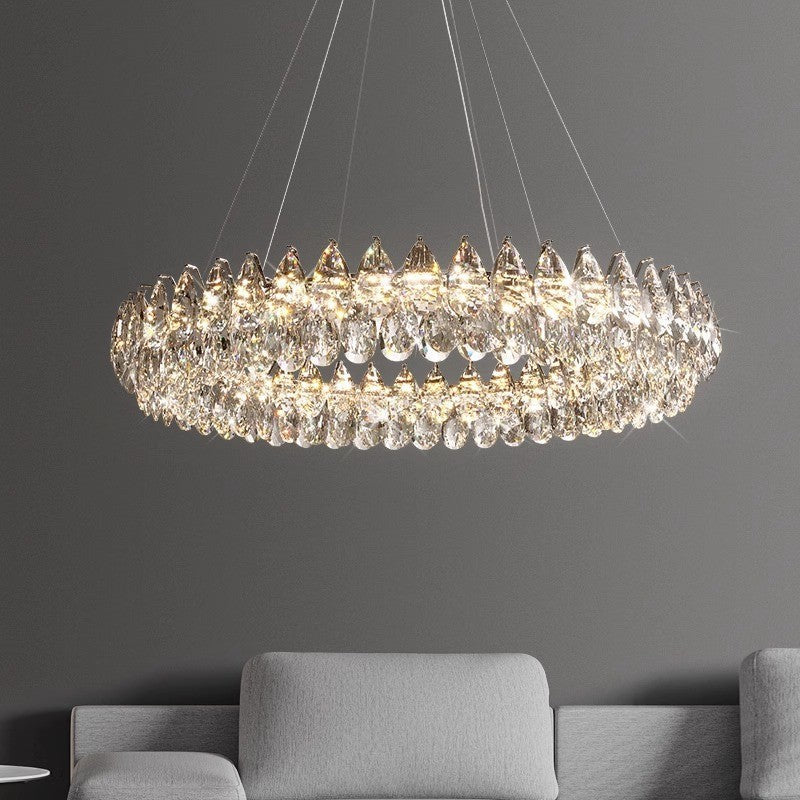 Crystal ring chandelier 2