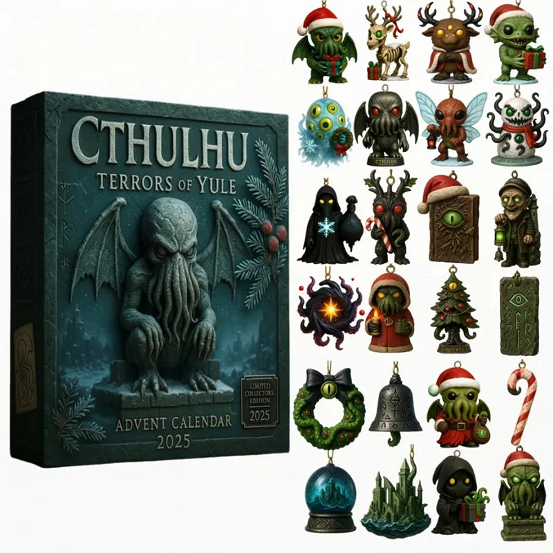 CthulhuCraft | Scary Unique Acrylic Halloween Decorations Advent Calendar 3