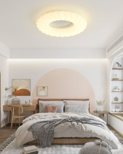 CloudGlow - Lámpara de Techo con Luz y Forma Elegante