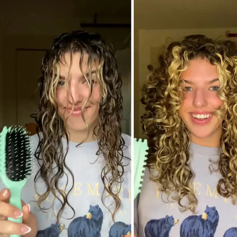 CurlHaven | Best Detangling Brush for Effortless Curl Definition 1