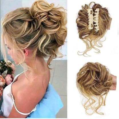 CurlyBun: Instantly Curled Bun Hair Clip 0
