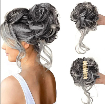 CurlyBun: Instantly Curled Bun Hair Clip 12