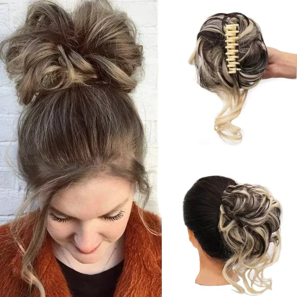 CurlyBun: Instantly Curled Bun Hair Clip 15