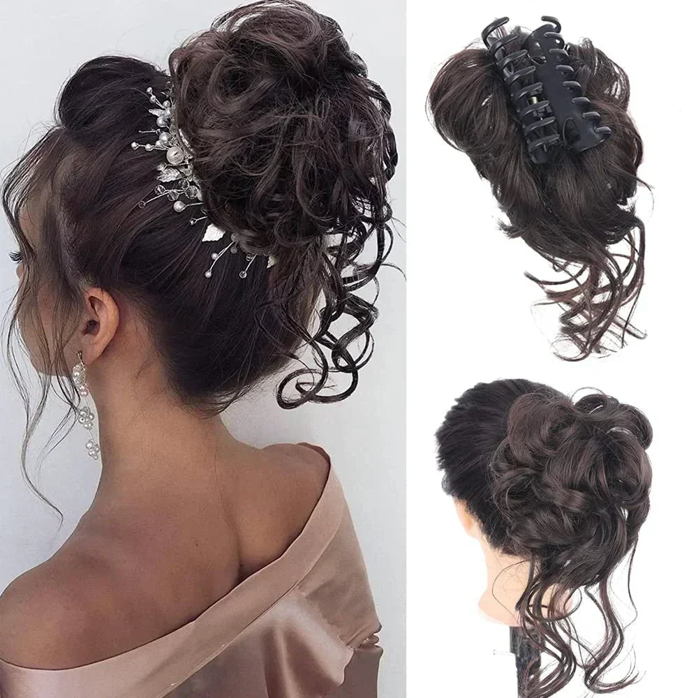 CurlyBun: Instantly Curled Bun Hair Clip 16