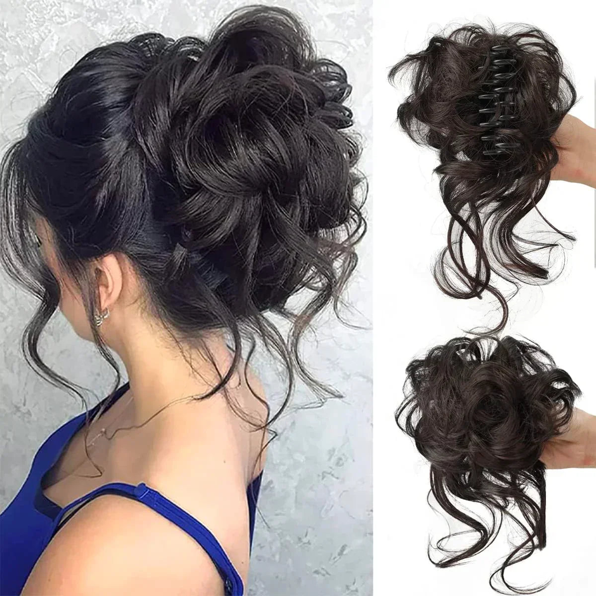 CurlyBun: Instantly Curled Bun Hair Clip 3