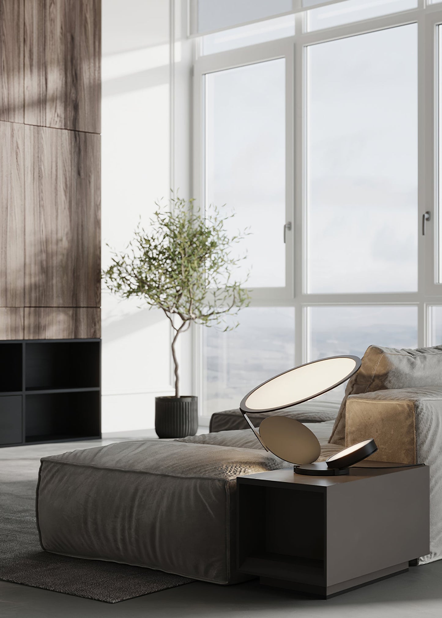 CarveGlow - Lampe Élégante avec Détails Sculptés Subtils et Lumière Douce