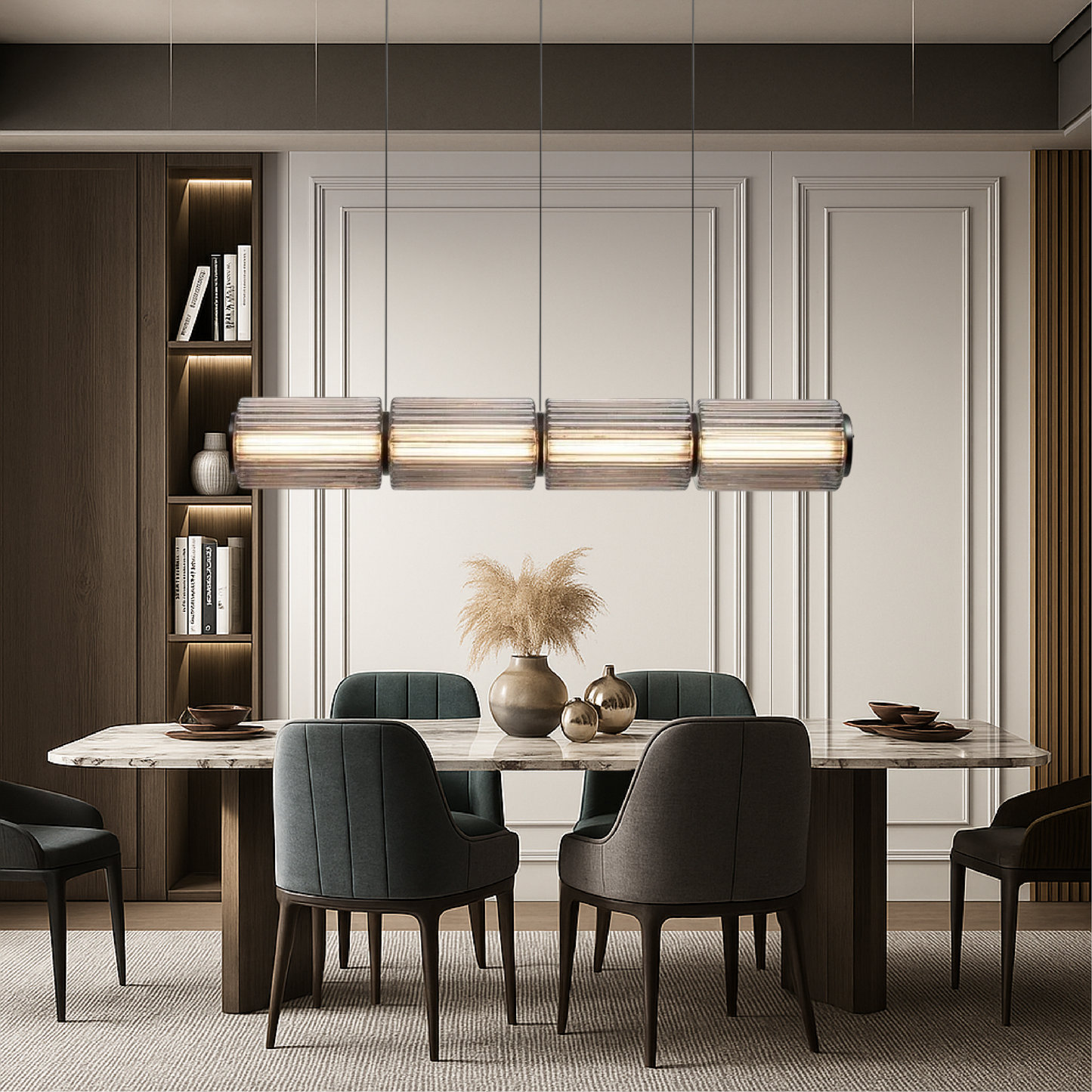 Cylinder Glass Pendant Lamp 2