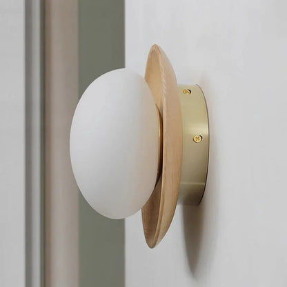 WalnutEdge – Luxurious Wall Light with Walnut Wood Accents