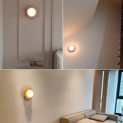 WalnutEdge – Luxurious Wall Light with Walnut Wood Accents