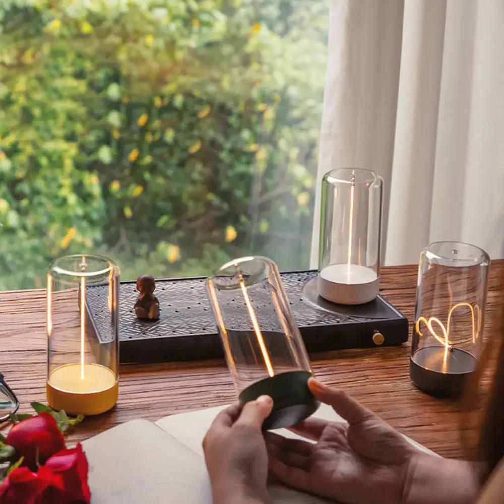 PureGlow - Lámpara de Mesa Moderna con Sencillez Elegante