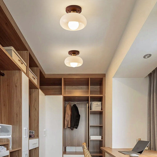 EraLume – Retro Hvid Loftlampe