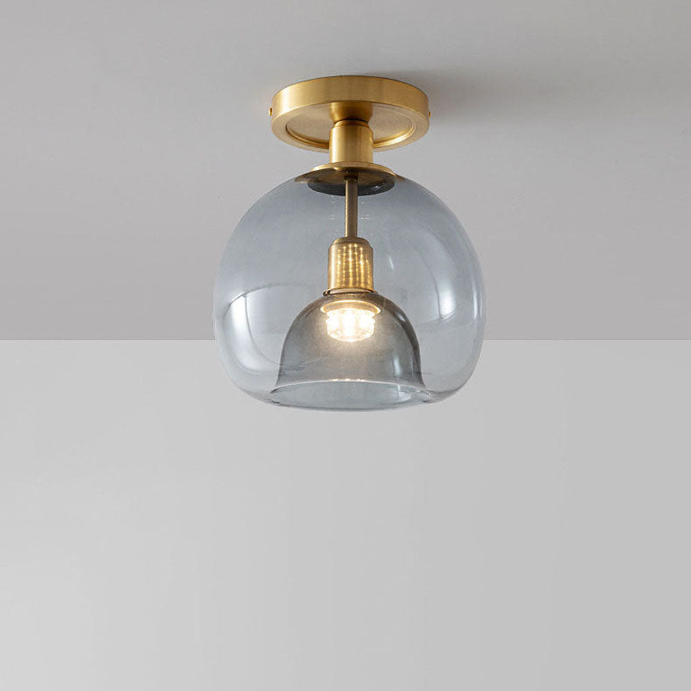 EssenceGray – Minimalistyczna Szklana Lampa Sufitowa