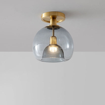 EssenceGray – Minimalistyczna Szklana Lampa Sufitowa
