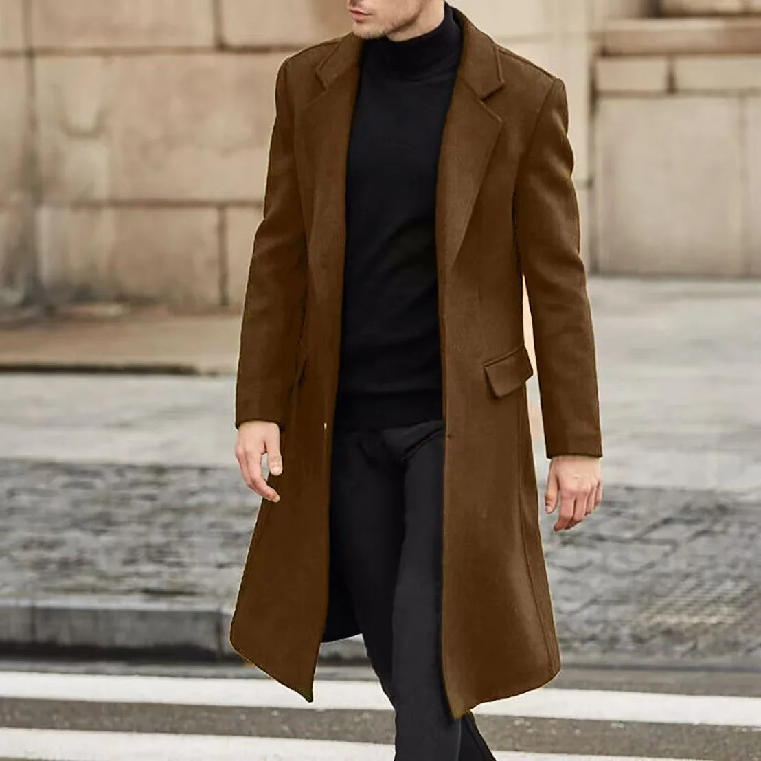 Daan | Long coat for men 0