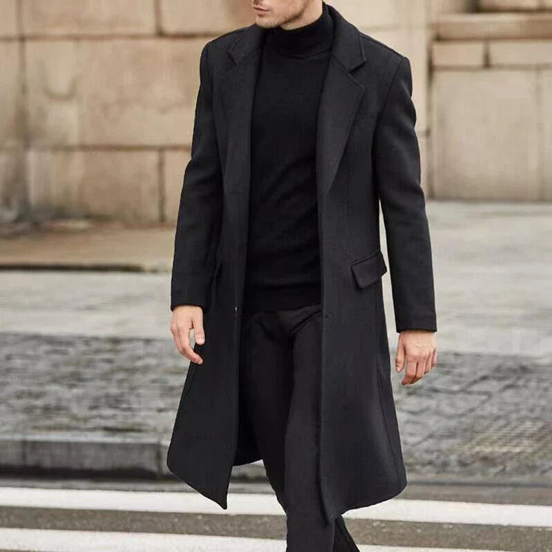 Daan | Long coat for men 3