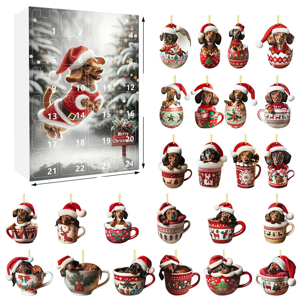 Dachshund Joy | Festive Whimsical Advent Calendar for Dog Lovers 15