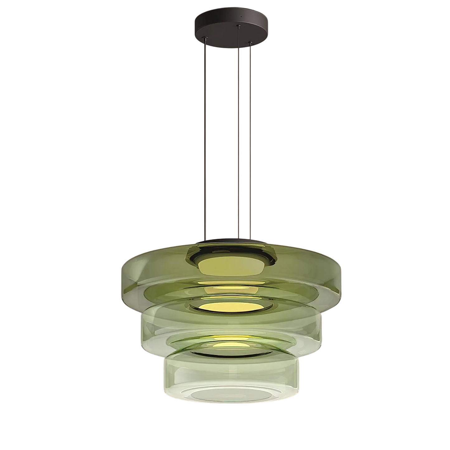 Danish glass Bauhaus pendant lamp 10