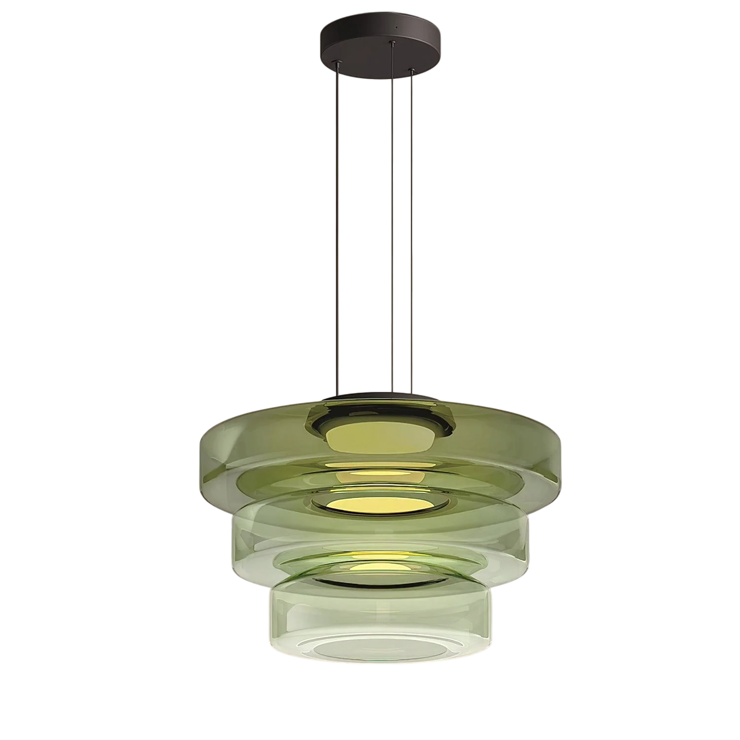 Danish glass Bauhaus pendant lamp 10