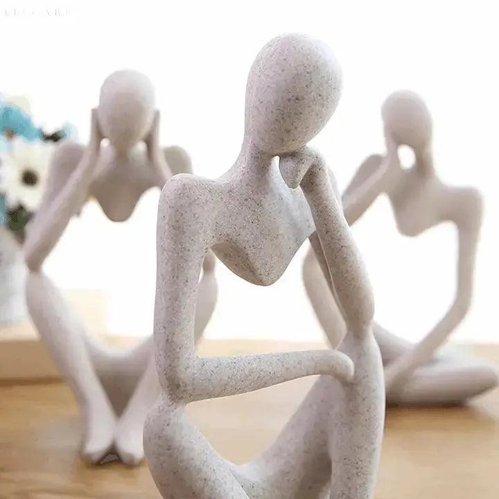 ThinkForm - Abstract Thinker Sculpture