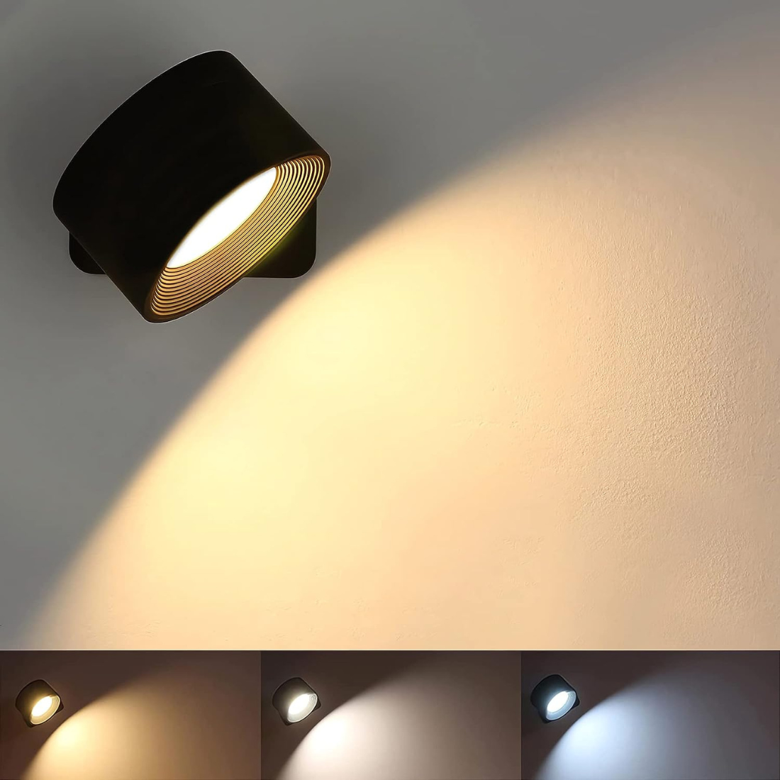 FlexiBeam – Luz de pared recargable 360°