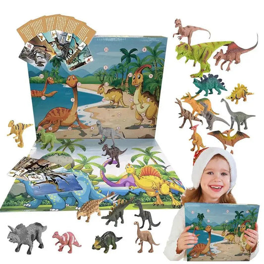 DinoDelight | Colorful Interactive Dinosaur Advent Calendar for Kids 0
