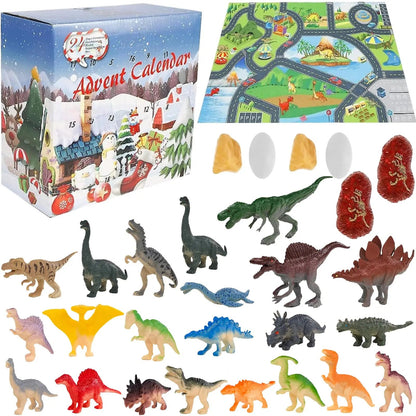 DinoQuest | Fun Educational Advent Calendar with 28 Dinosaur Figures 0