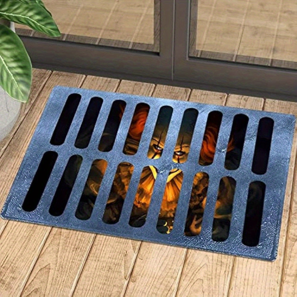 Door Mat Halloween Horror Non-Slip Polyester Rug 4