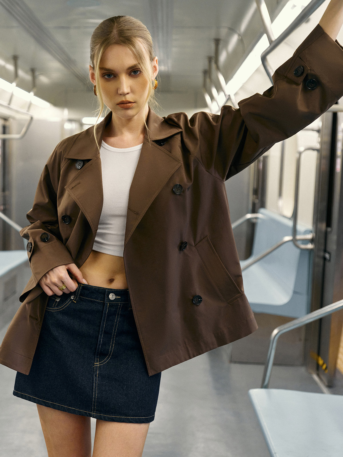 Double-Breasted Trench Coat 2