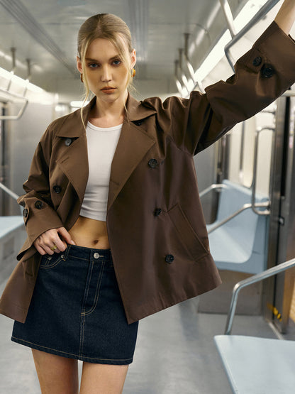 Double-Breasted Trench Coat 2