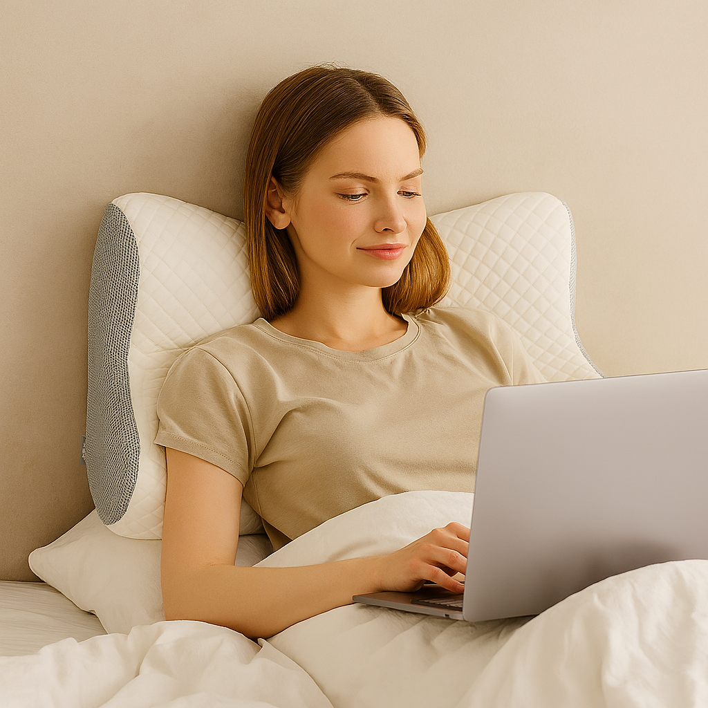 DreamAlign | Orthopedic Memory Foam Pillow for Neck & Shoulder Support 4