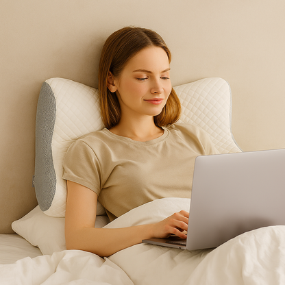 DreamAlign | Orthopedic Memory Foam Pillow for Neck & Shoulder Support 4